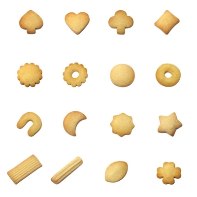 Danish Butter Cookie Depositor Machine 6 Drops/ 9Nozzles PD400 / PD600 Chocolate Chips Cookies Making Machine
