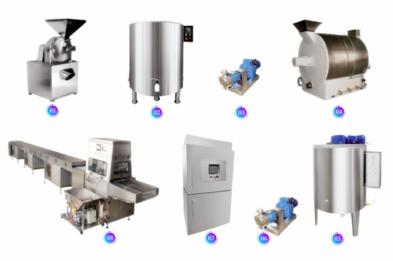 PD3000 Chocolate Conch Refiner Mahince 3000L Big Capacity Chocolate Production Line Machines For Food Industry Use